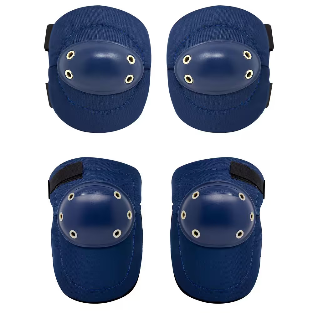 Tough Cap Thick EVA Foam Padding Knee and Elbow Pads, Hard PP Cap and Adjustable