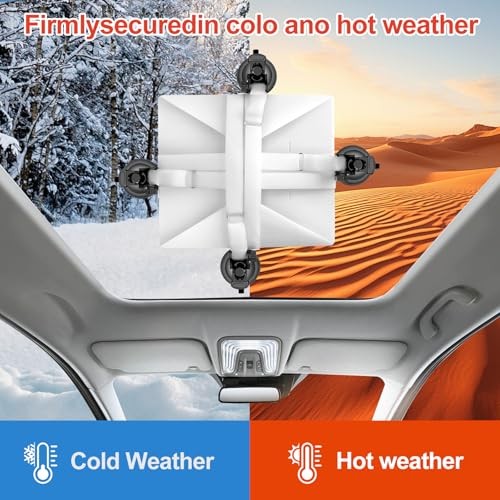 ASDKJL Foldable Starlink Mini Car Mount with Suction Cups，Quick Release