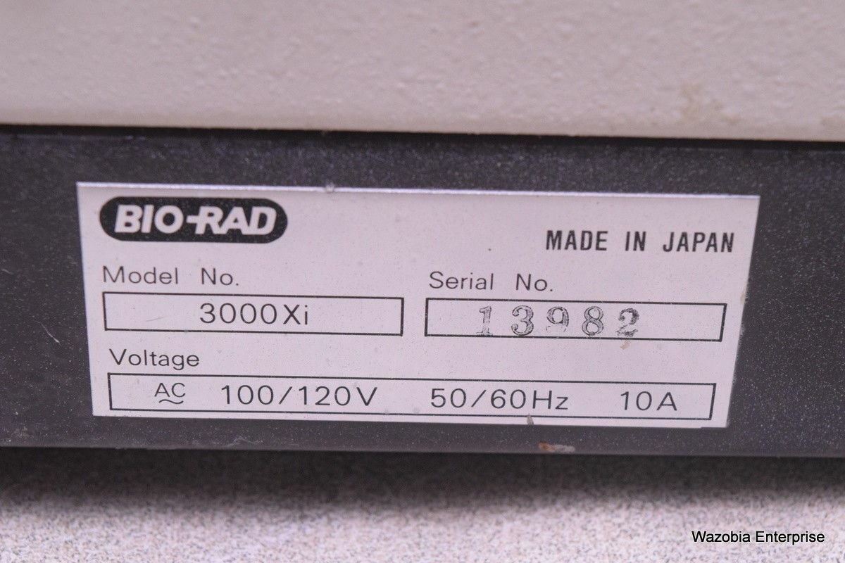 BIO-RAD COMPUTER CONTROLLED ELECTROPHORESIS MODEL 3000XI