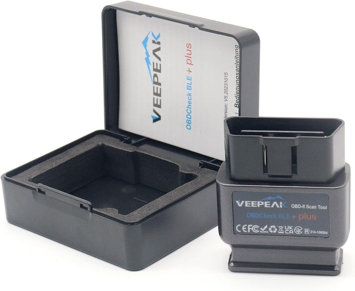 Veepeak OBDCheck BLE+ Bluetooth OBD II Scanner For iOS & Android, Car Diagnostic