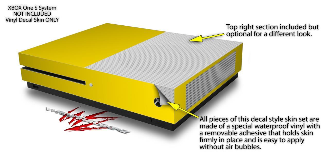 Skin XBOX One S Console Controller Solids Collection Yellow