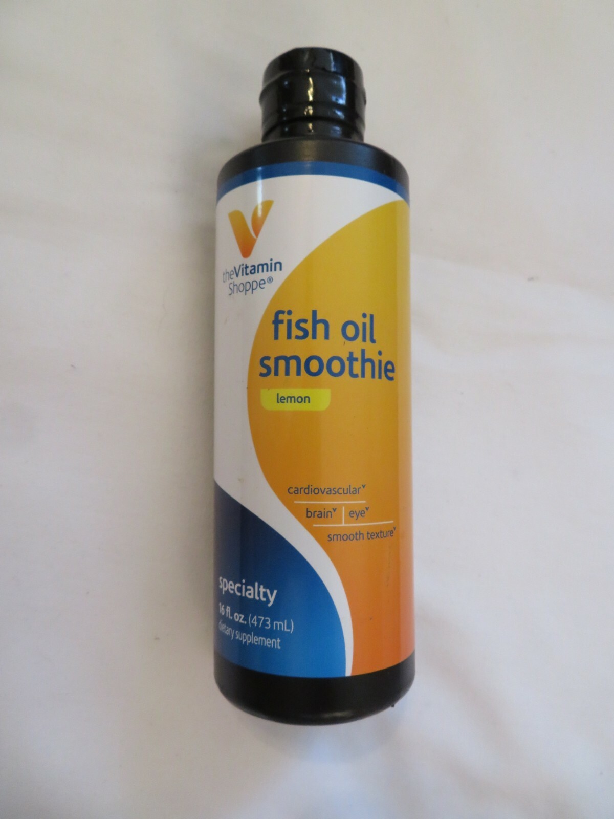 The Vitamin Shoppe Fish Oil Smoothie Lemon 16 Oz 47 Servings @6