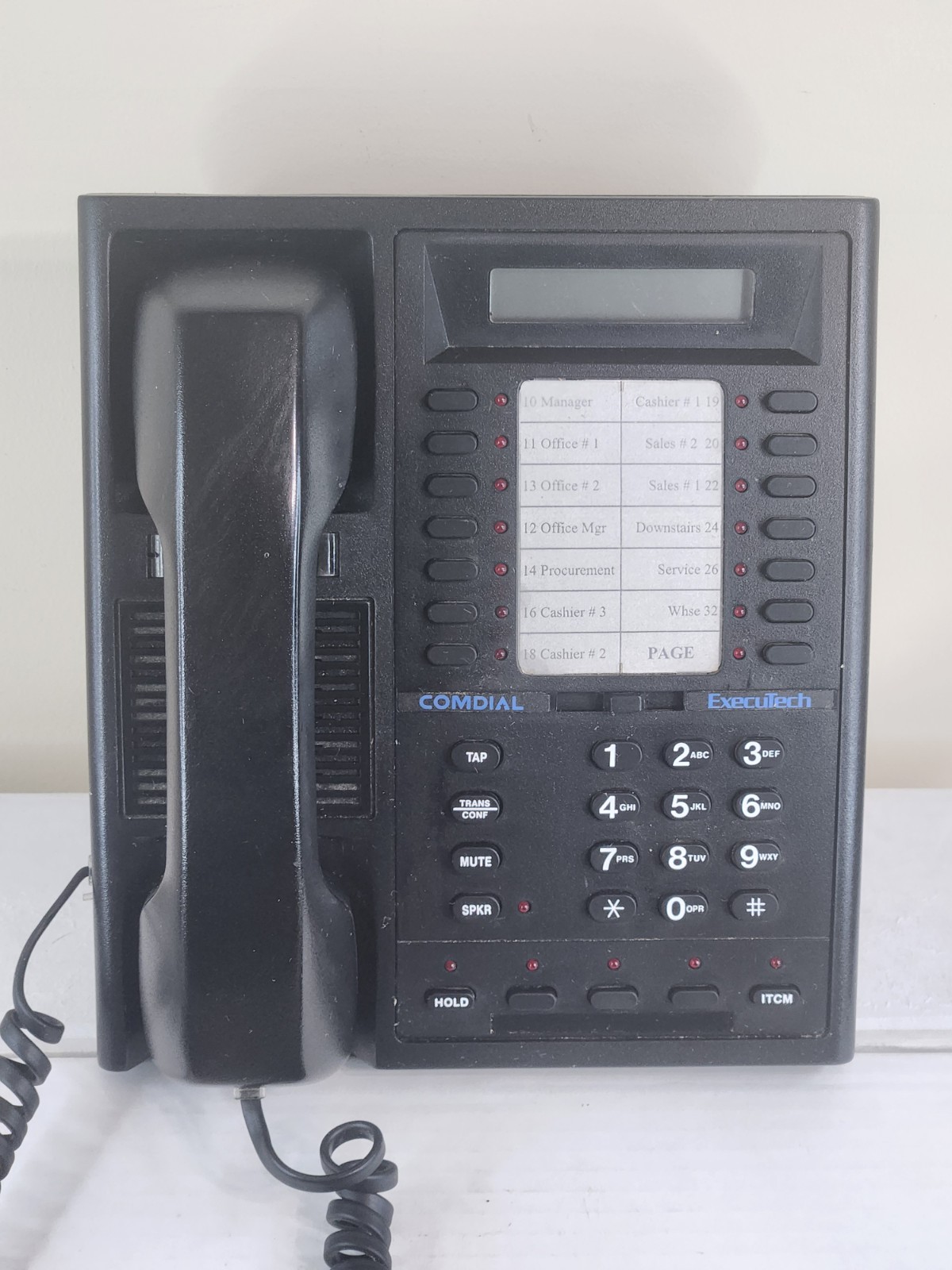 Comdial Executech II 6600E Display Phone (Black)