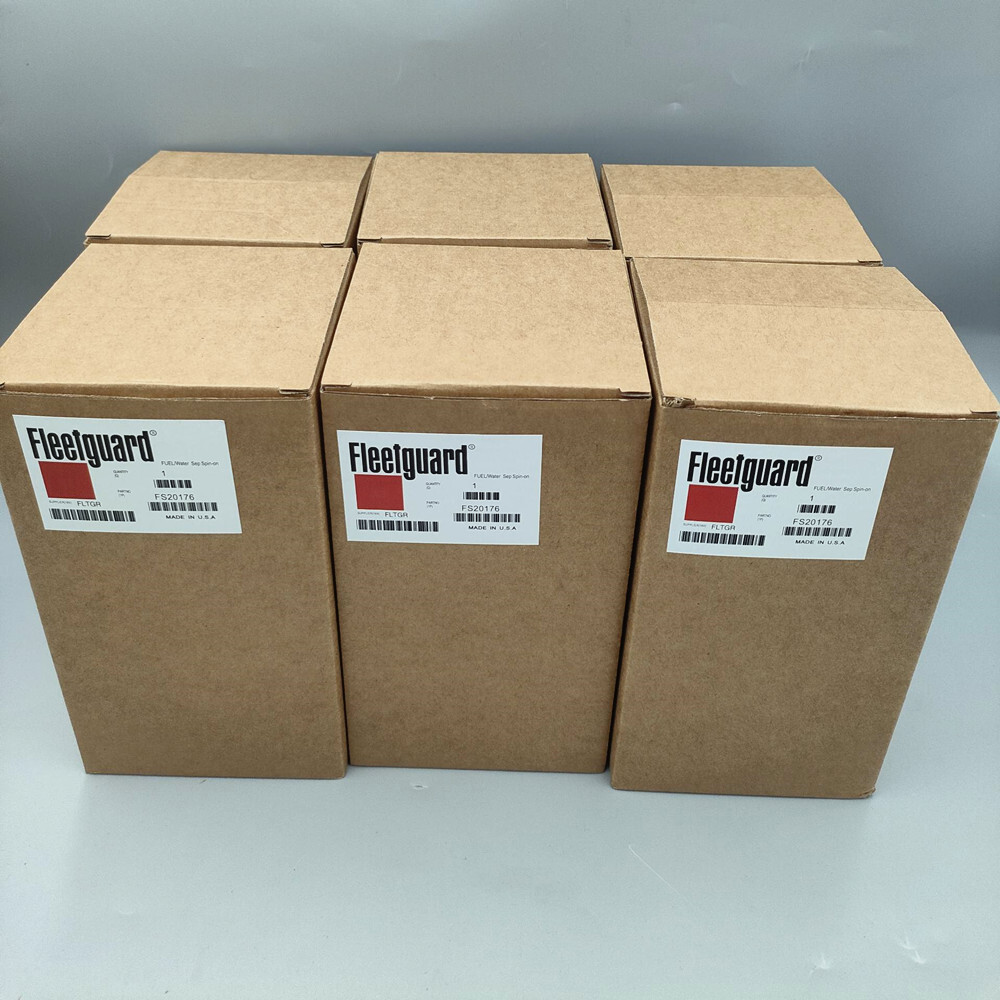 US NEW Fleetguard FS20176 Fuel/Water Separator DDE R61709 (Pack of 6)