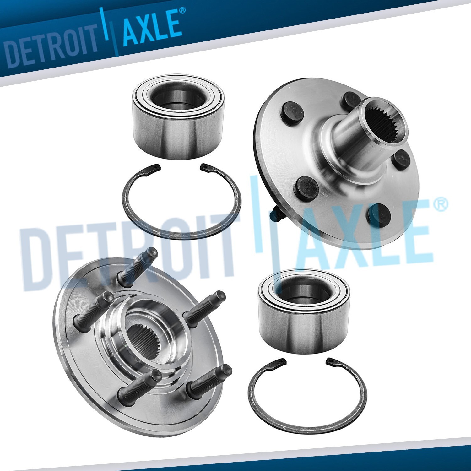 Rear Wheel Bearings and Hubs for 2002 - 2010 Ford Explorer Mercury Mountainneer