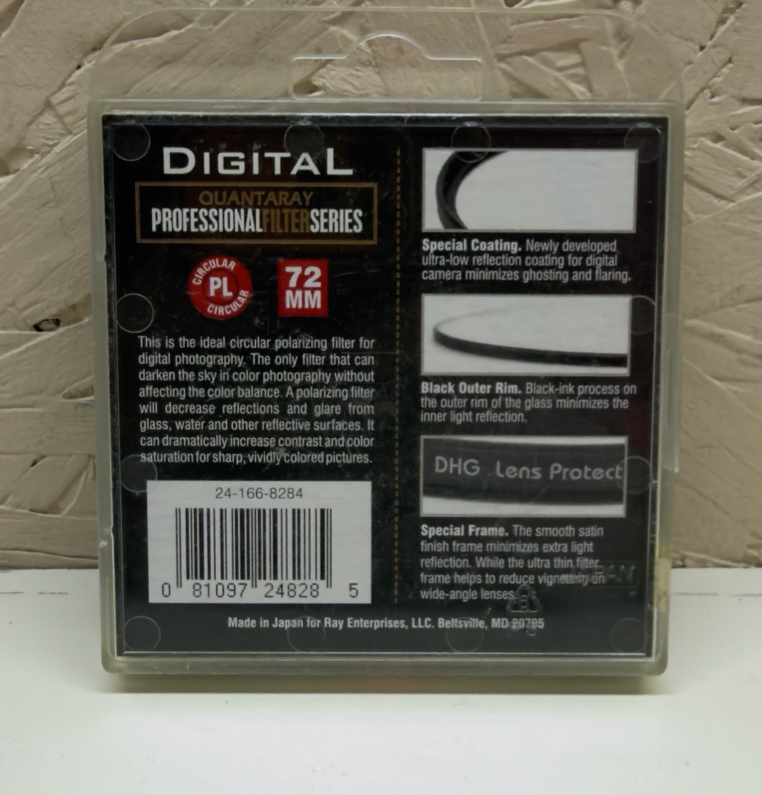 Quantaray UV Multi-Coated 72 mm Lens Filter