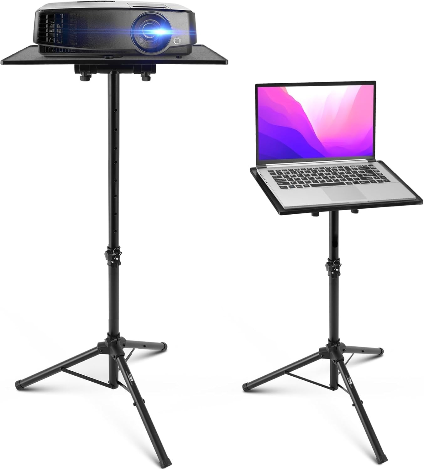 Laptop & Projector Stand Tripod Stand W/ Adjustable Height 28"-50" Portable DJ