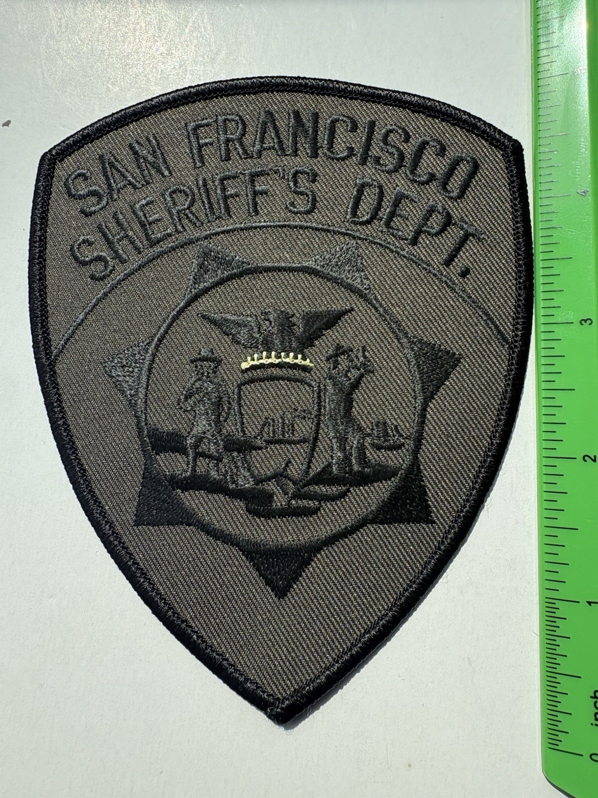 San Francisco California Sheriff Patch ~ OD Green