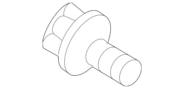 Genuine Hyundai Pulley Bolt 11233-06146-K