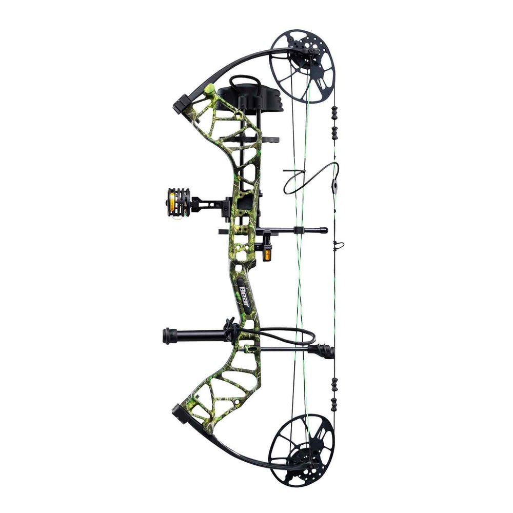 Bear Archery Legit Max Toxic Camo RH 5-70#  Ready to Hunt Package !!