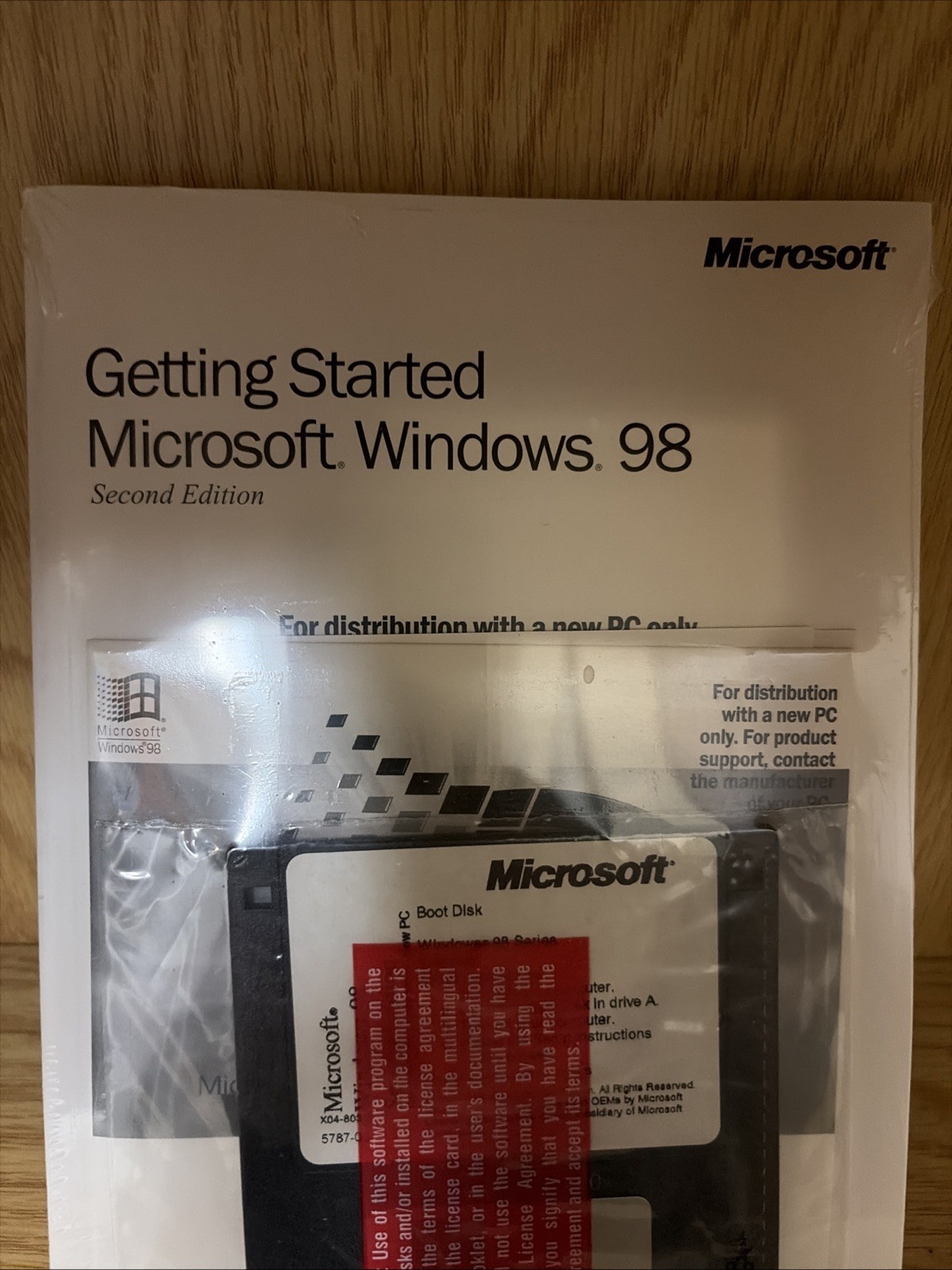 Microsoft Windows 98 Second Edition w/Floppy Boot Disk + CD (New Sealed)