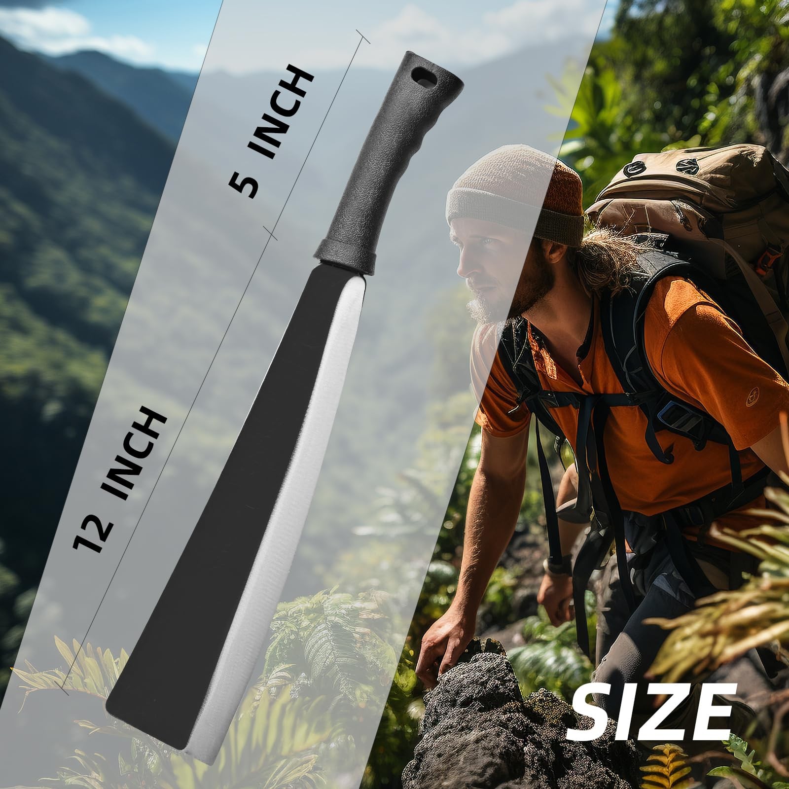 Billhook Sickle Machete for Yard Work - Trimming, Chopping & Weeding Powerhou...