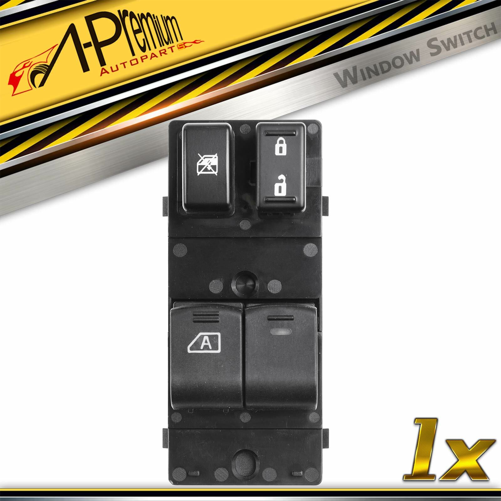 A-Premium Front Left Power Master Window Switch for Nissan Frontier 2006-2020