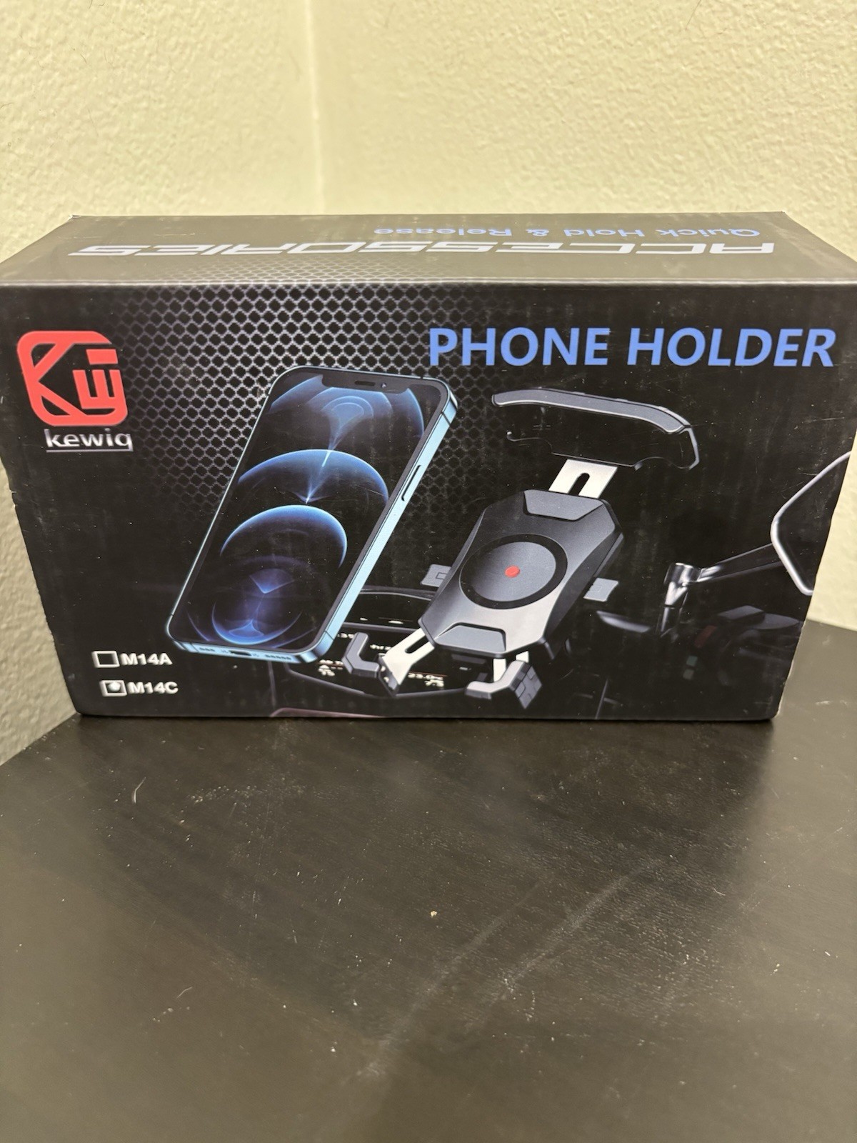 KEWIG M14C Aluminum Alloy Motorcycle Phone Mount Bike Holder Atv UTV New