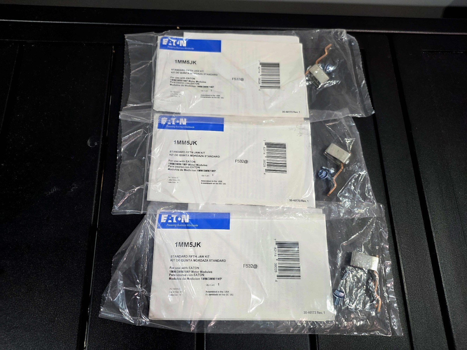 Eaton 1MM5JK Standard Fifth Jaw Kit Meter Module New Sealed Lot of 3