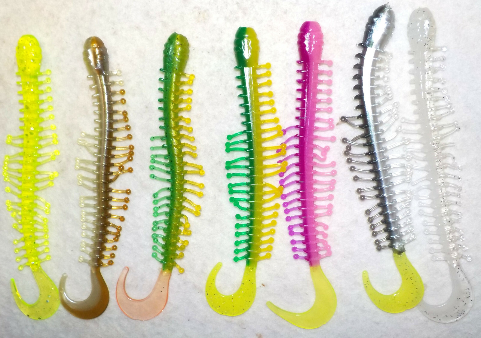 4" KALIN'S TICKLE WORM WALLEYE BASS CRAPPIE FISHING LURE CHOICE COLOR