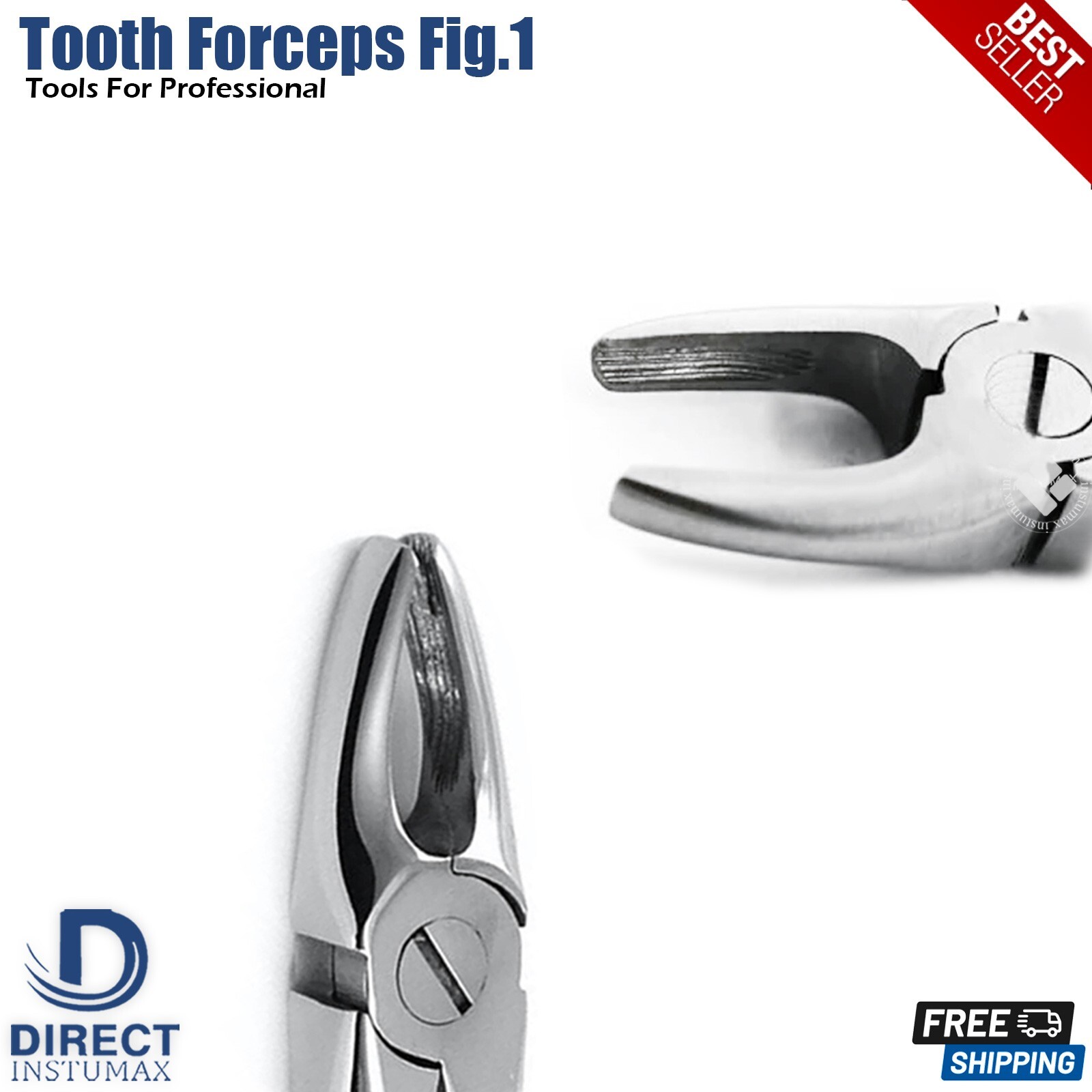 Dental Extracting Forceps Fig.1 Upper Incisors Surgical Tooth Extraction Forceps
