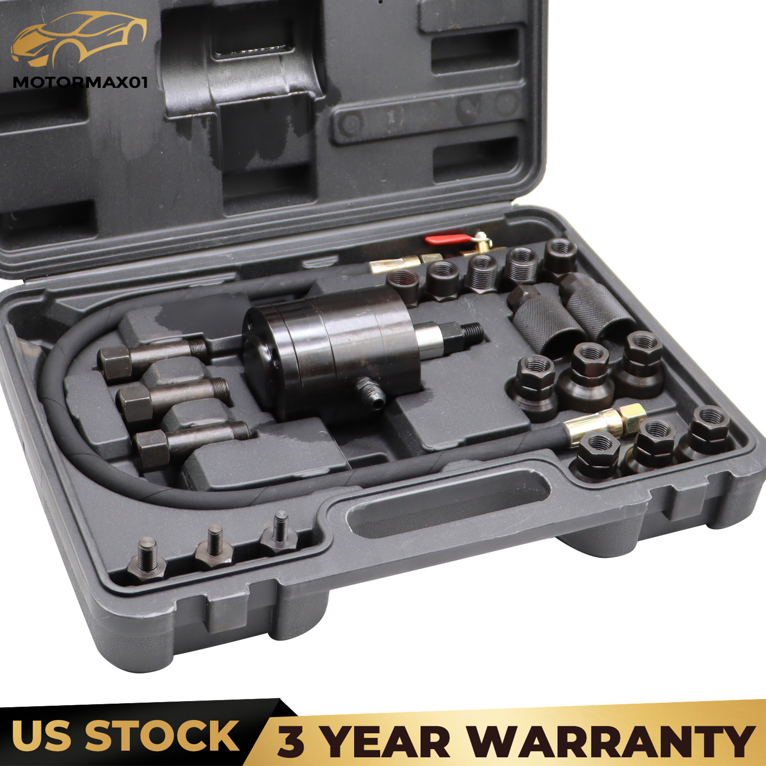 Pneumatic Air Vibration Diesel Injector Puller Extractor Tool Kit Set
