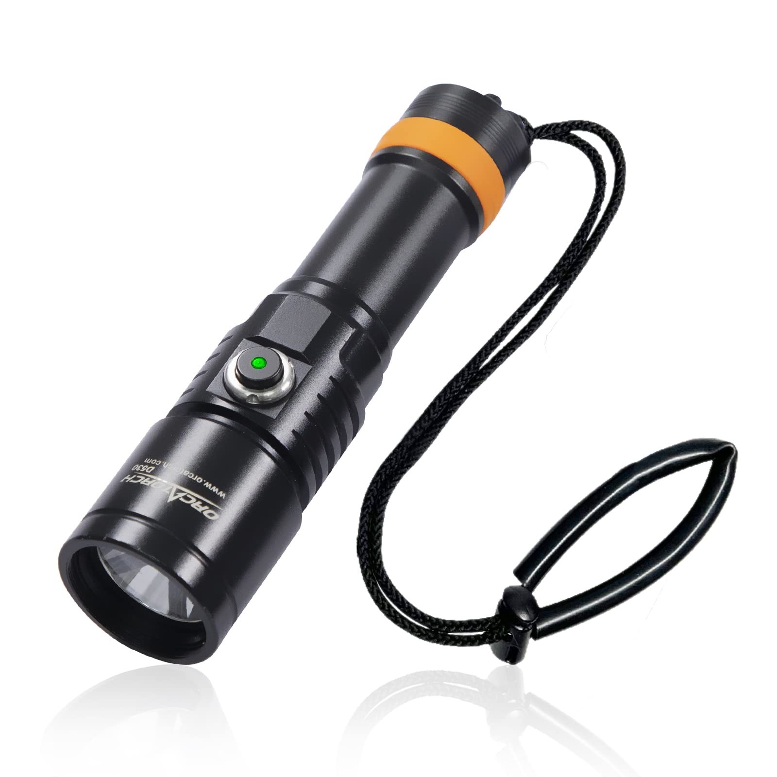 ORCATORCH D530 Dive Light 1500 Lumens SOS Signal Scuba Cool White