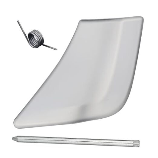 TQPONLY Seat Backrest Recliner Handle Lever Front Left Driver Side | Sliver LH