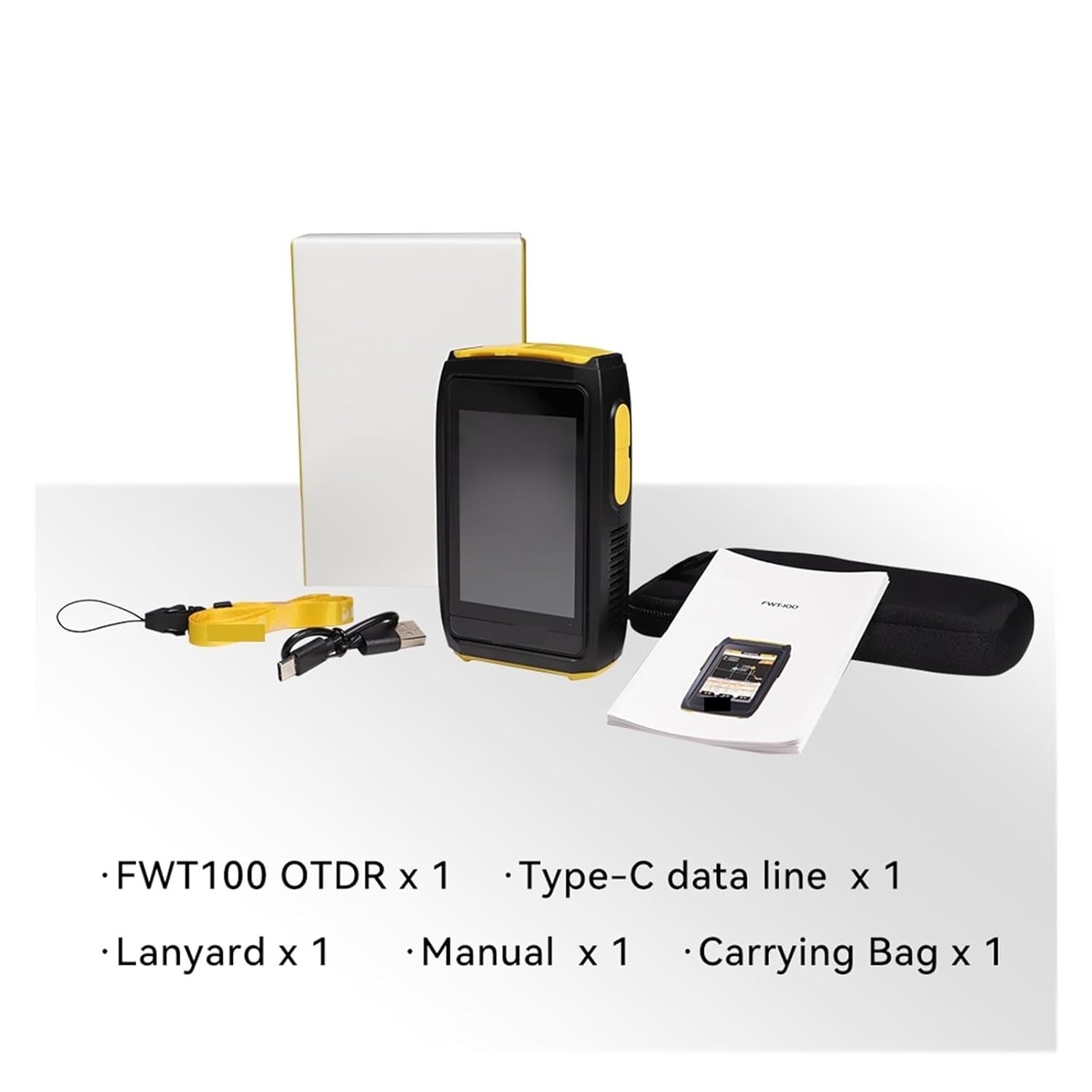 Heavy Duty OTDR Optical Fiber Reflectometer 1550nm 20dB Active Live Tester
