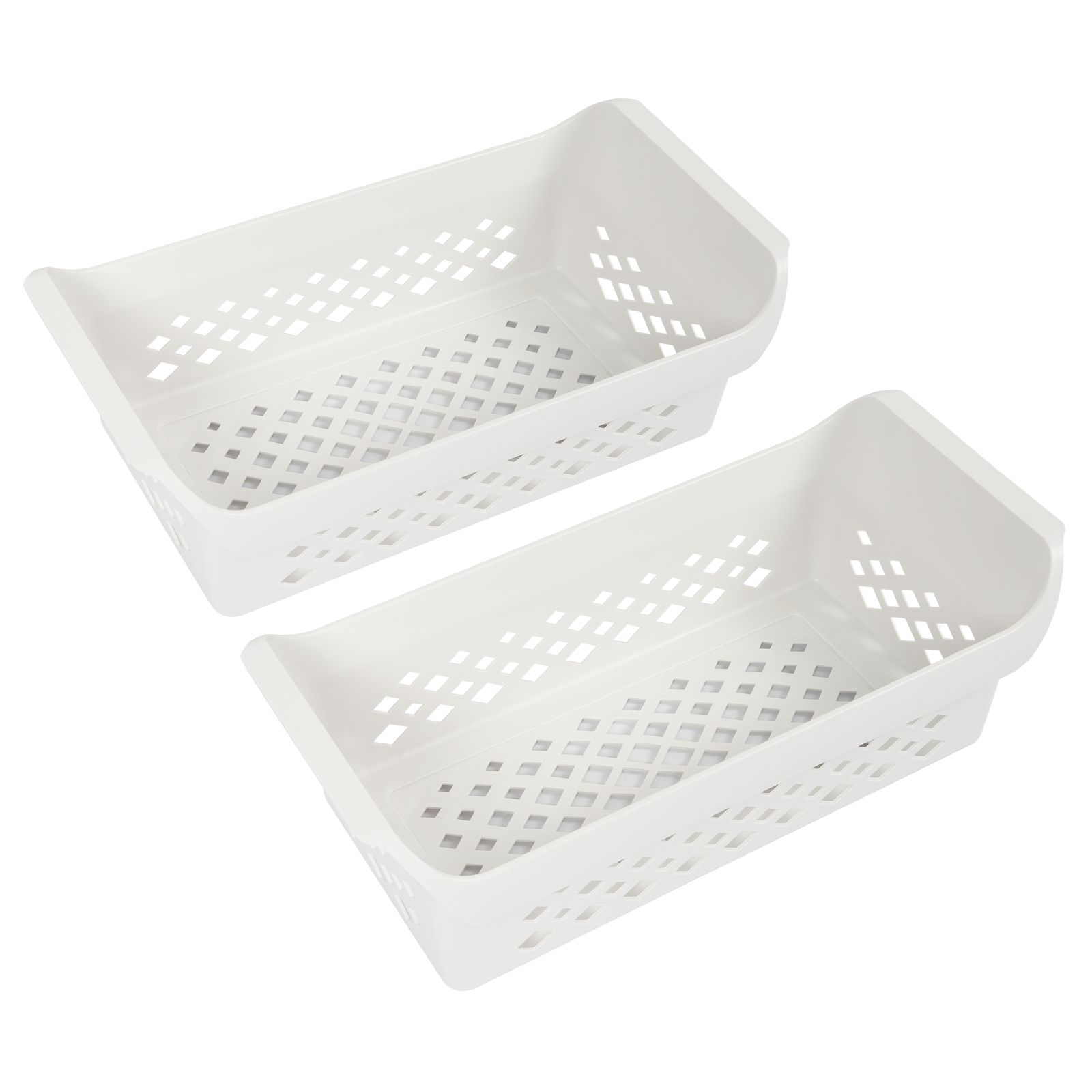 Freezer Baskets orgianzer bins 24-1/2" Long White For Frigidaire Chest Freezer