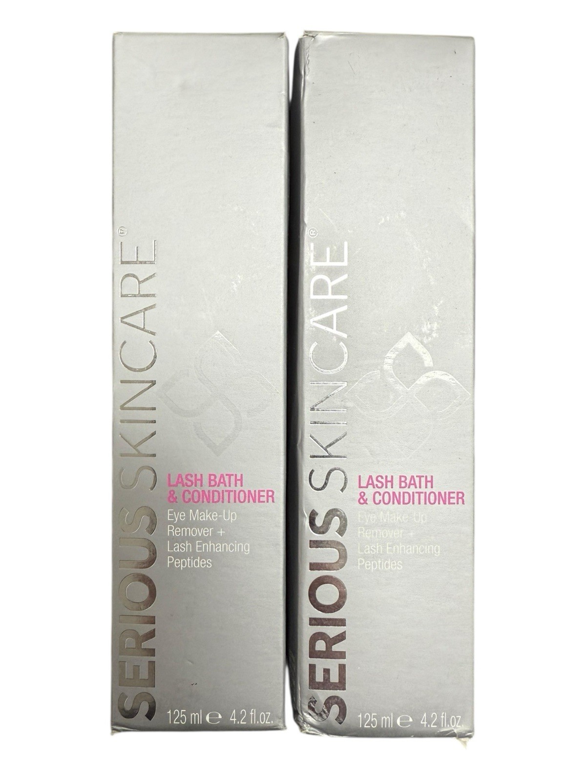 2PK Serious Skincare Lash Bath & Conditioner Eye Makeup Remover Lash Enhancer