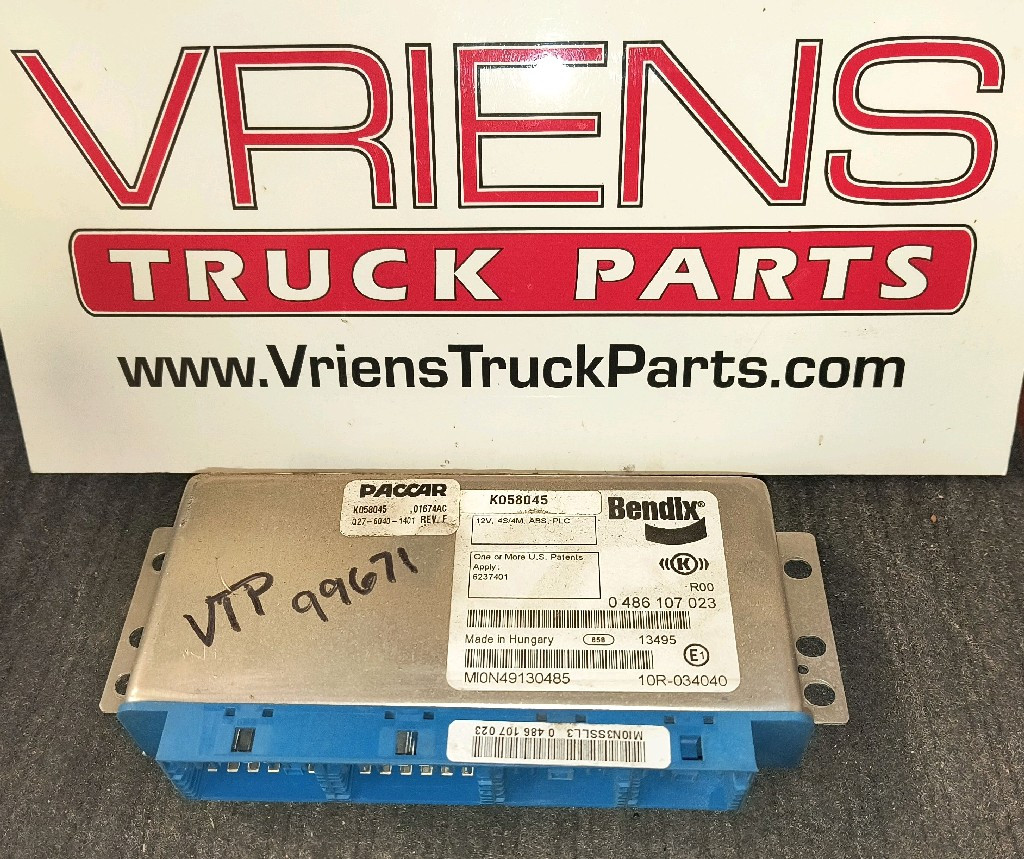 KENWORTH 2015 KENWORTH T880 Bendix K058045 ABS Brake Control Module Paccar Q2