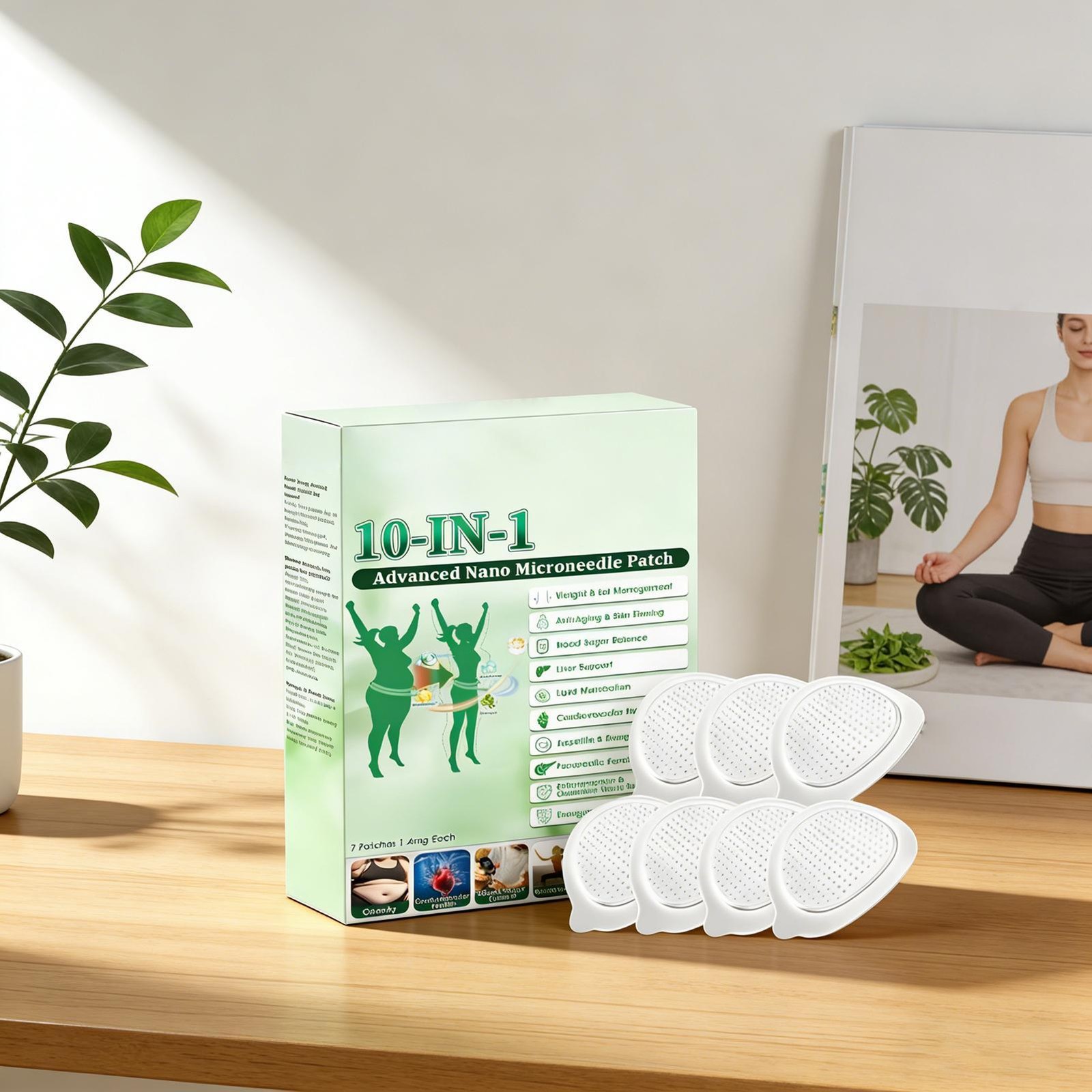 Healrize 10-in-1 Advanced Nano Microneedle Patch, Professional Microneedle Patch