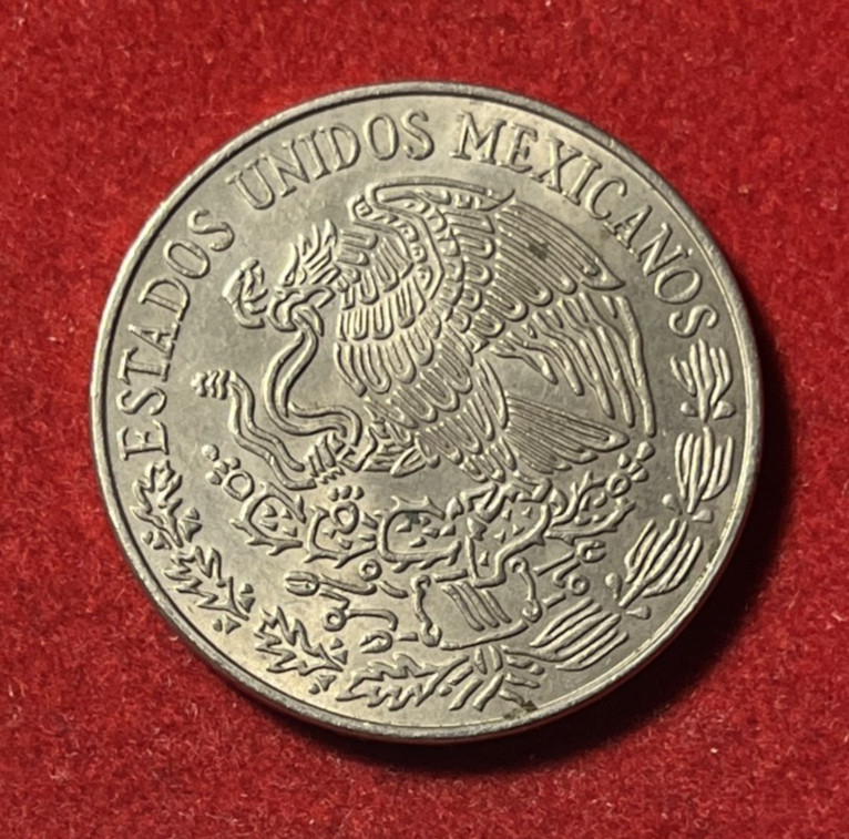 Mexico 5 Pesos 1972 UNC Copper-Nickel Coin KM#472 T6597