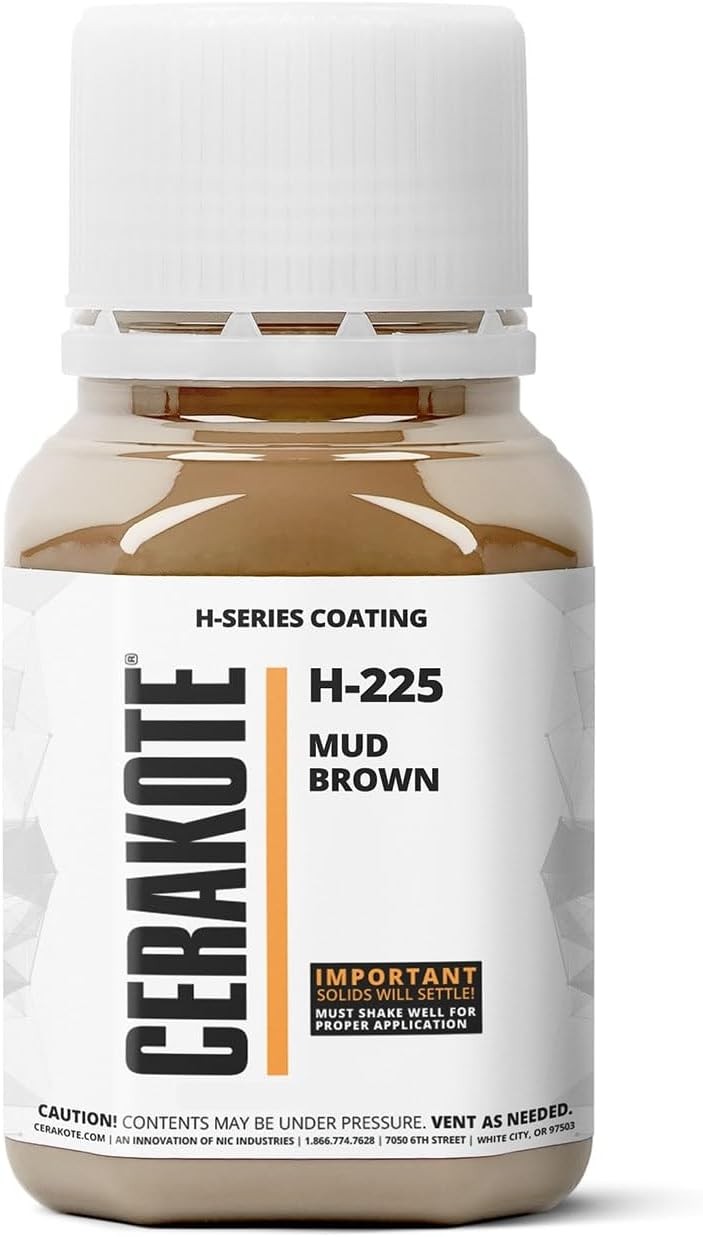 Cerakote H-Series Oven Cure H-225P Mud Brown (16oz) Part B