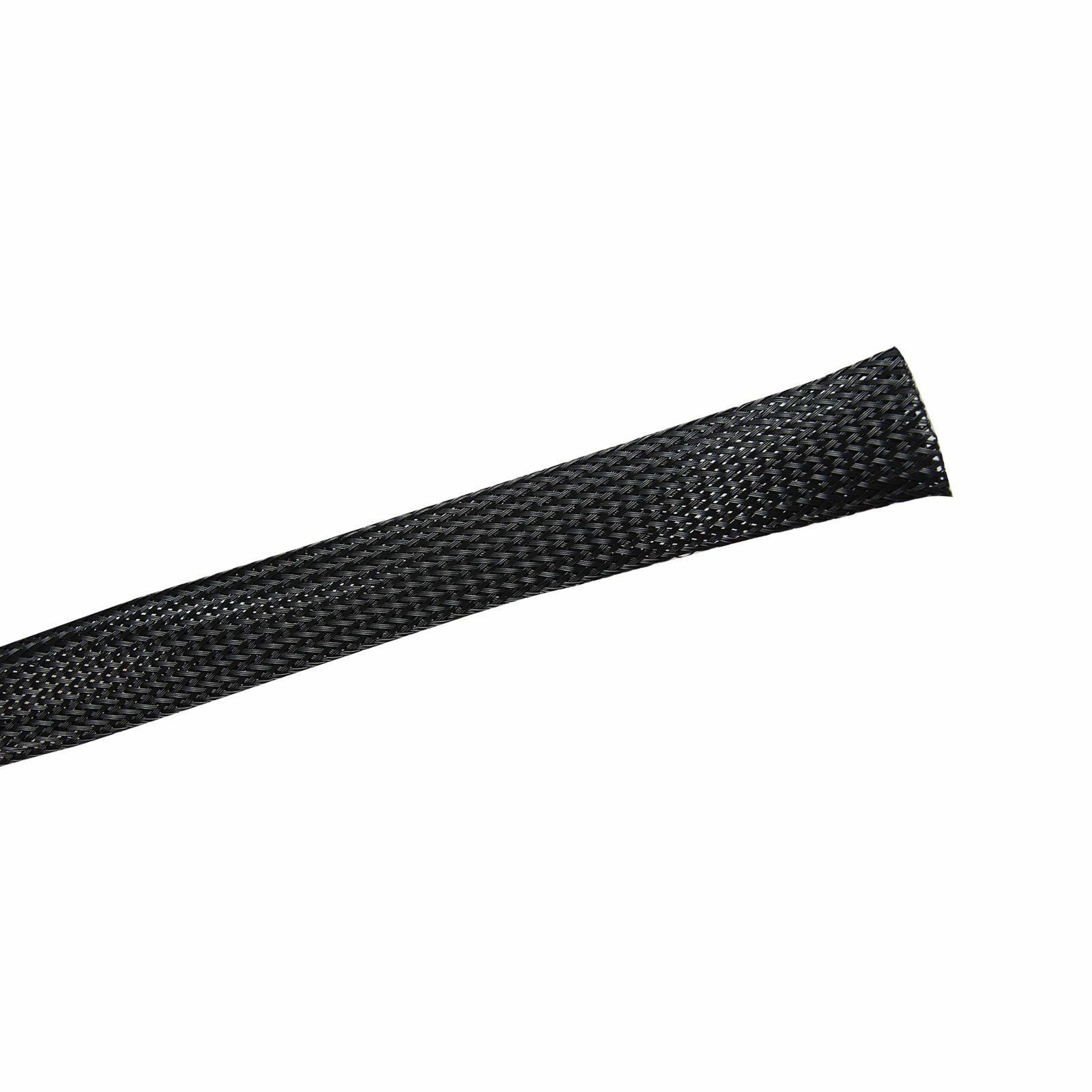 1/8" 1/4" 3/8" 1/2" 3/4" Expandable Wire Cable Sleeving Sheathing Braided Loom