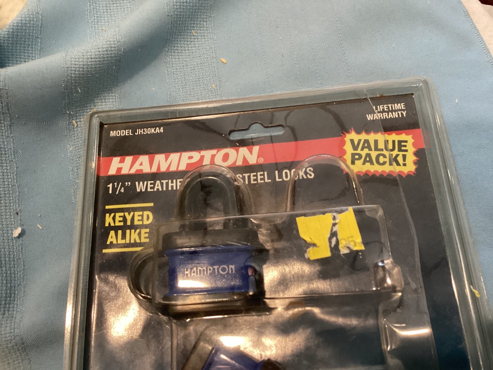 2 Hampton Weatherproof Steel Locks MIP