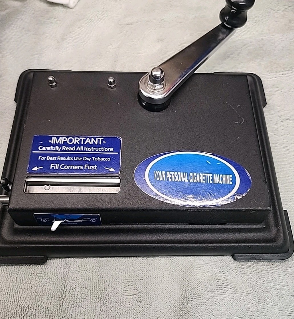 Manual Cigarette Rolling Machine Used Working Smooth All 3 Sizes