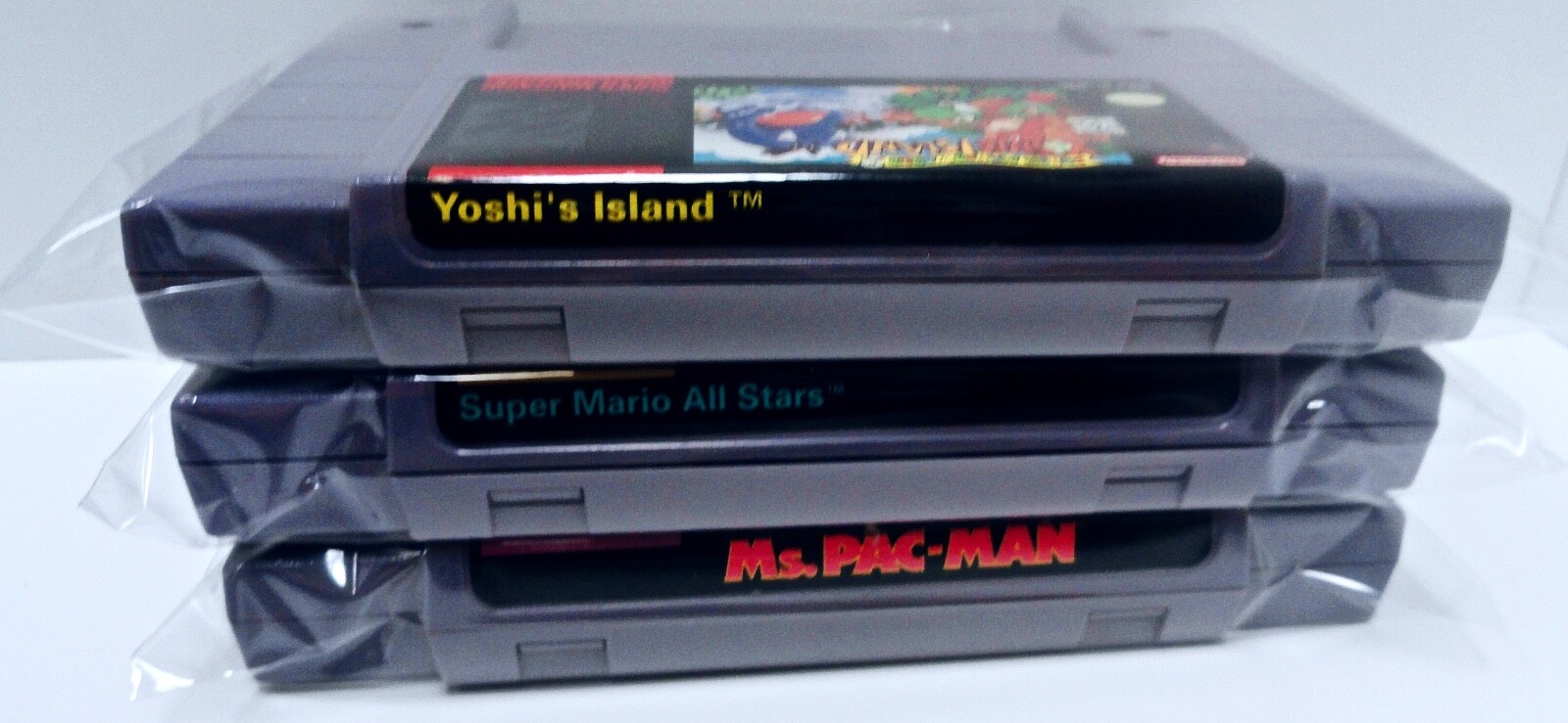 100 SUPER NINTENDO Cartridge Bags   SNES Loose Cart Protection Video Games
