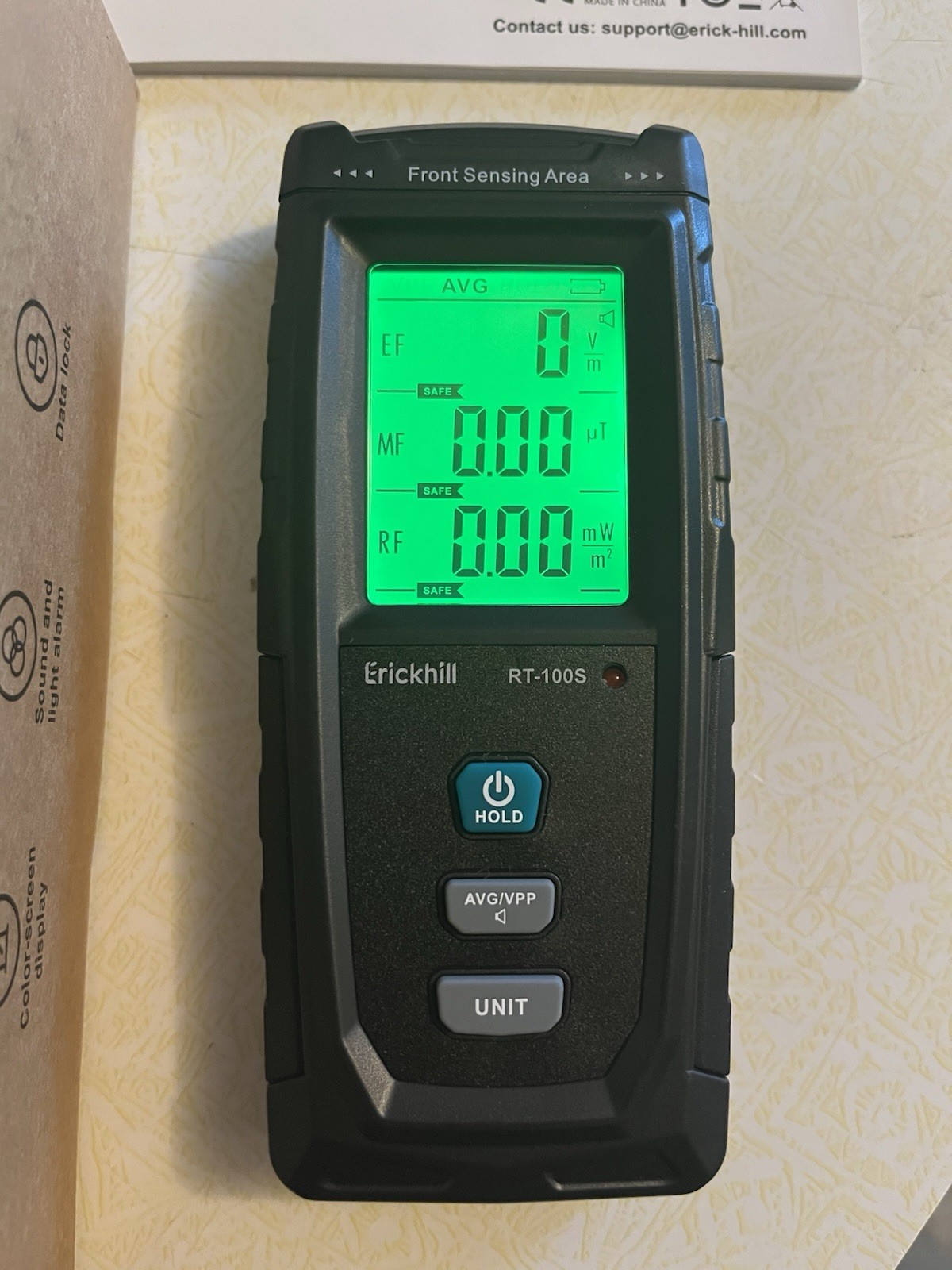 Erickhill Rechargeable EMF Tester Electromagnetic Radiation Tester RT-100