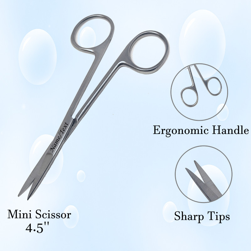 Professional Precision Tool Stainless Steel Scissor & Tweezer Set for Sharp Work