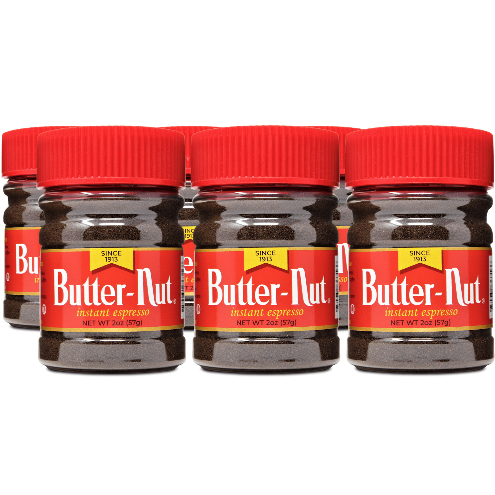Butter-Nut Instant Espresso Coffee, 2 Ounce (Pack of 6)