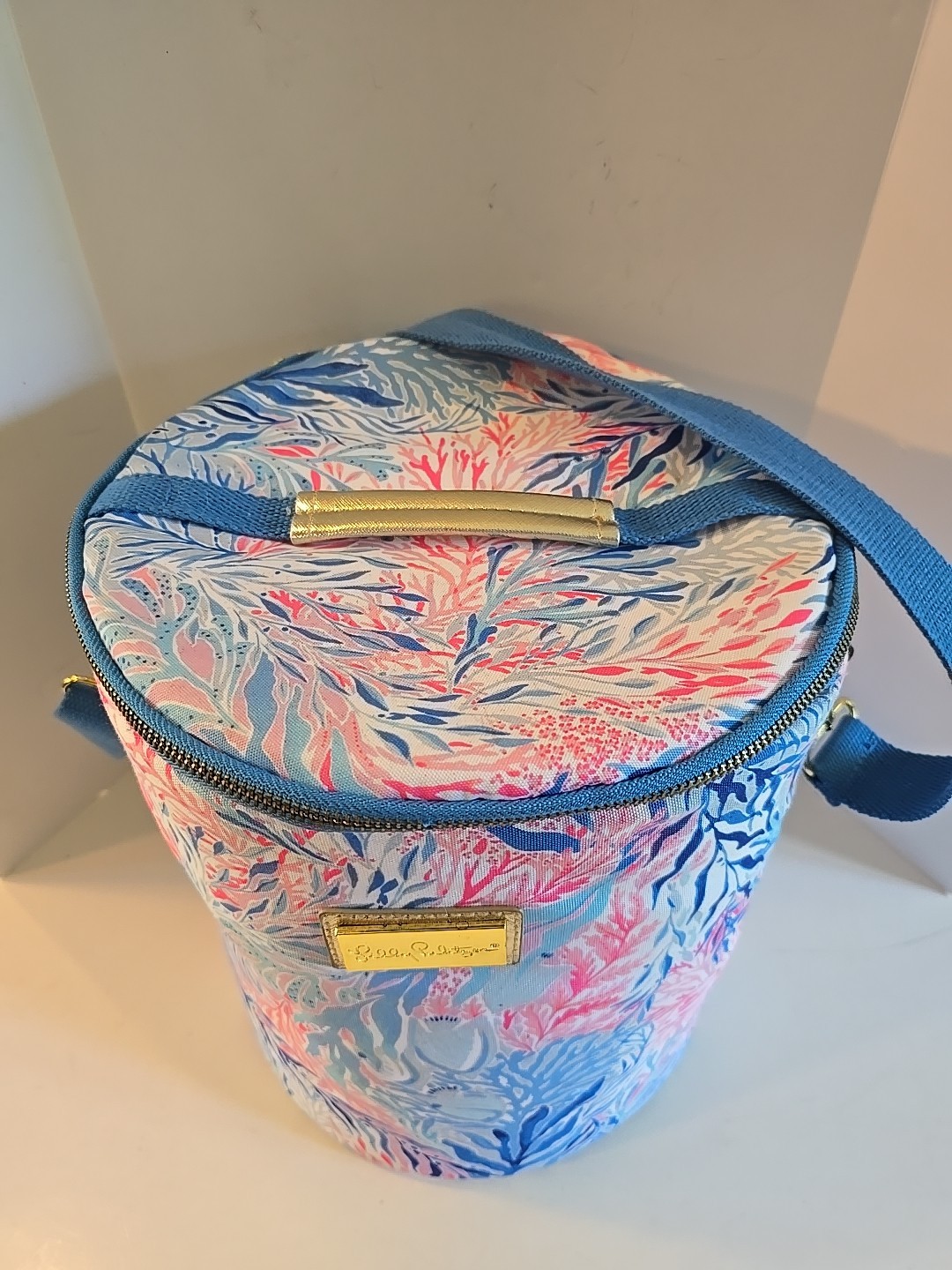 Lilly Pulitzer Insulated Soft Beach Cooler Adjustable/Removable Strap 12"H