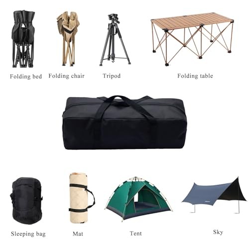 Heavy Duty Water-Resistant Duffle Organizer Bag - Extra Large Foldable Storage