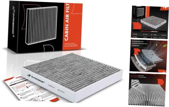 Cabin Air Filter with Activated Carbon Compatible with Hyundai Elantra,