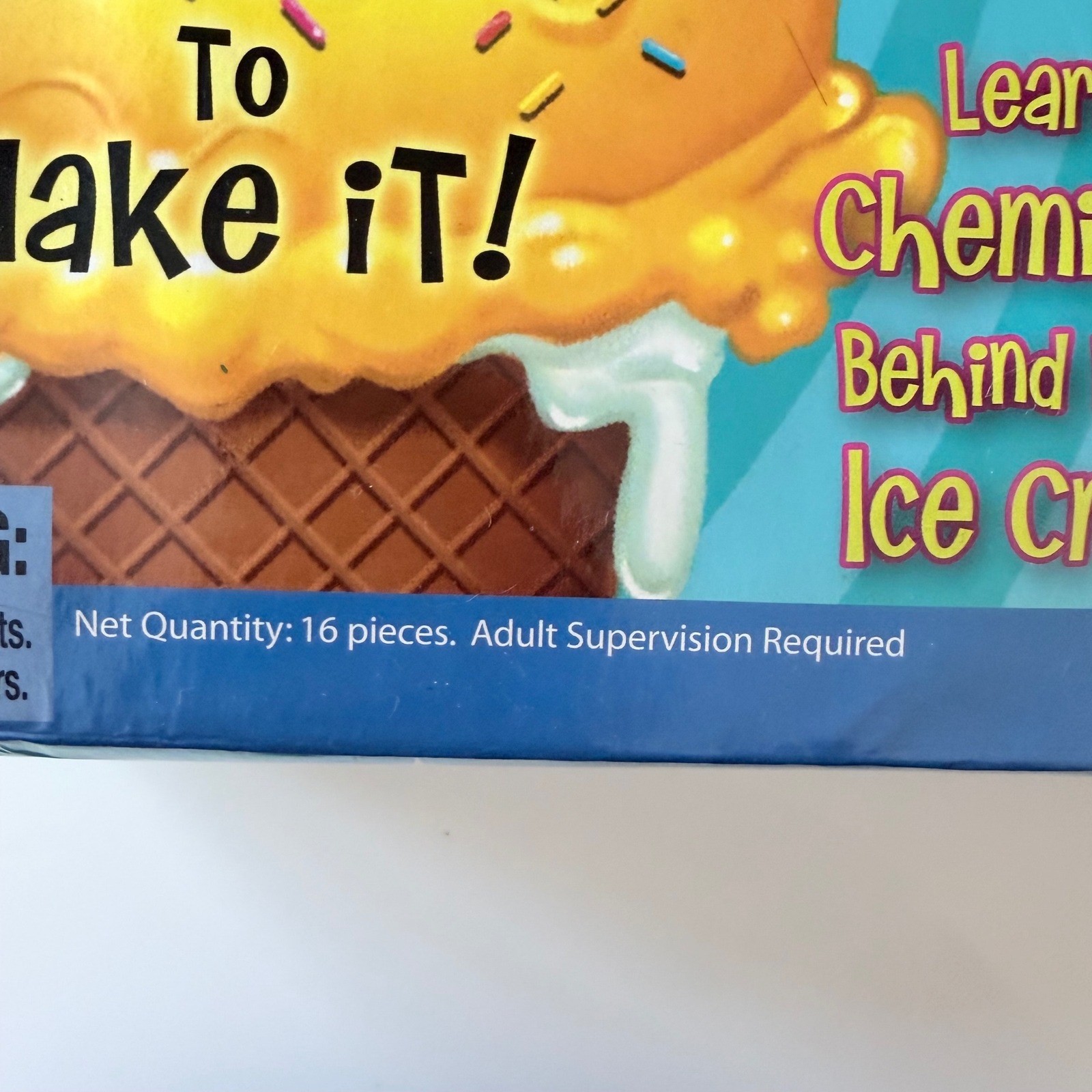 Scientific Explorer Ice Cream Science DIY Kit Educational STEM Activity Set 8+