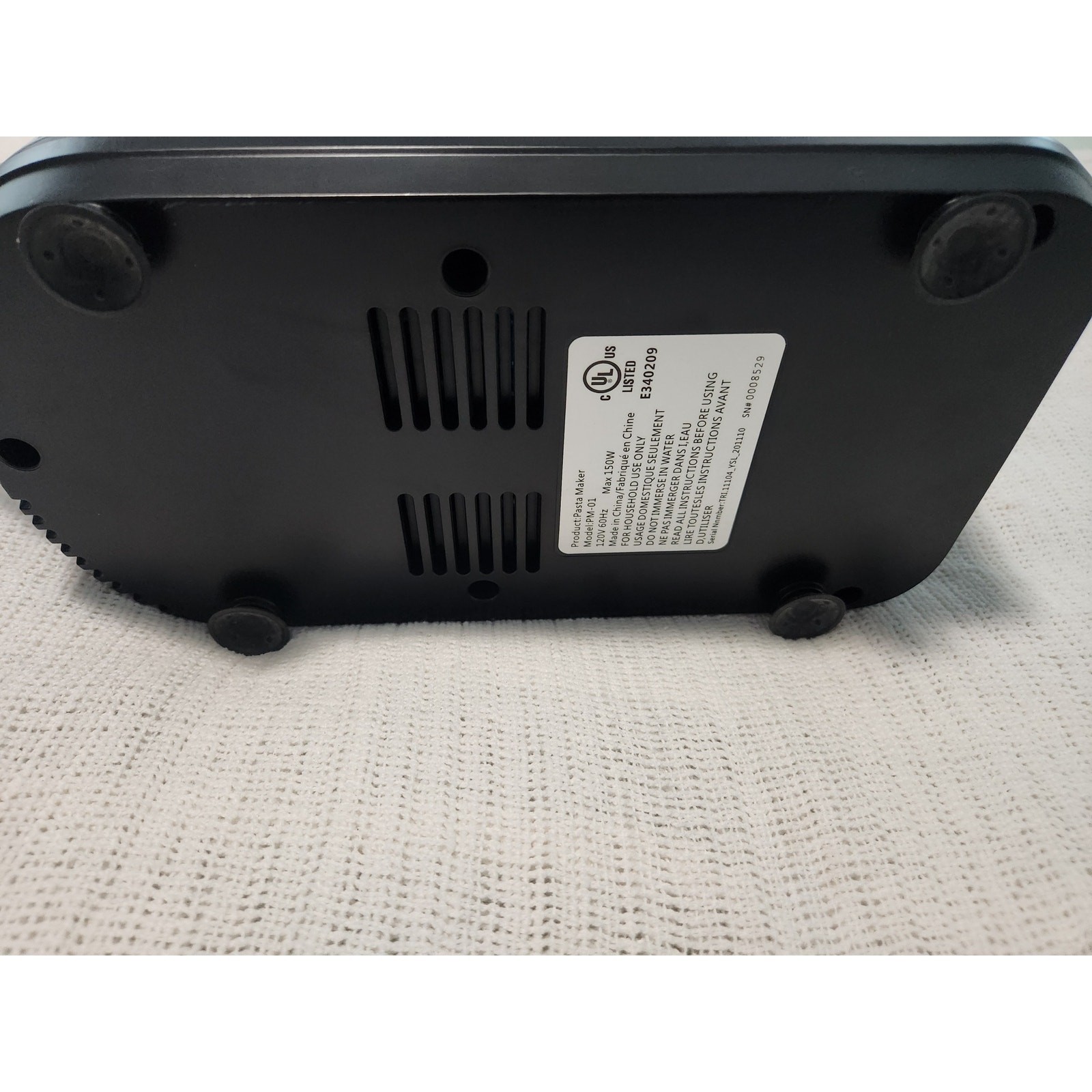 Emeril Lagasse Pasta & Beyond Base Machine Replacement Basic Unit Housing