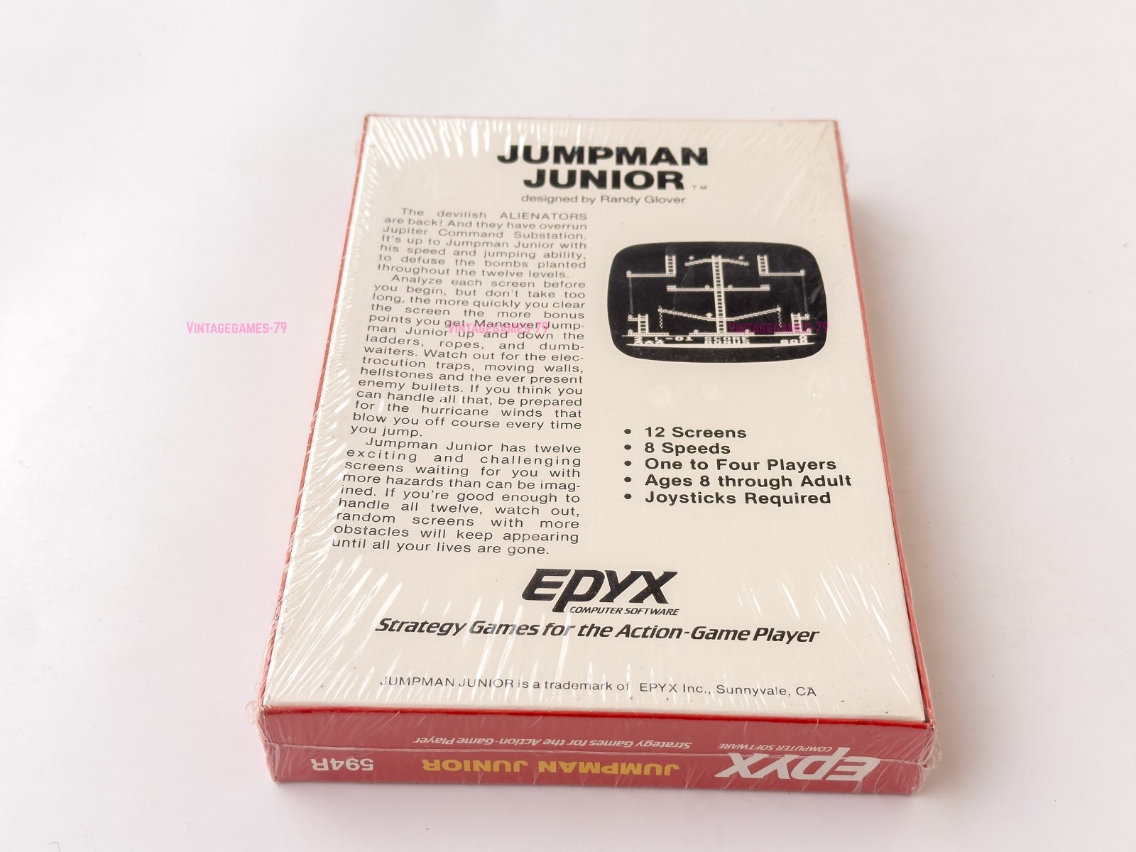 Jumpman Junior - Epyx - 1983 / Atari 8-bit - Sealed