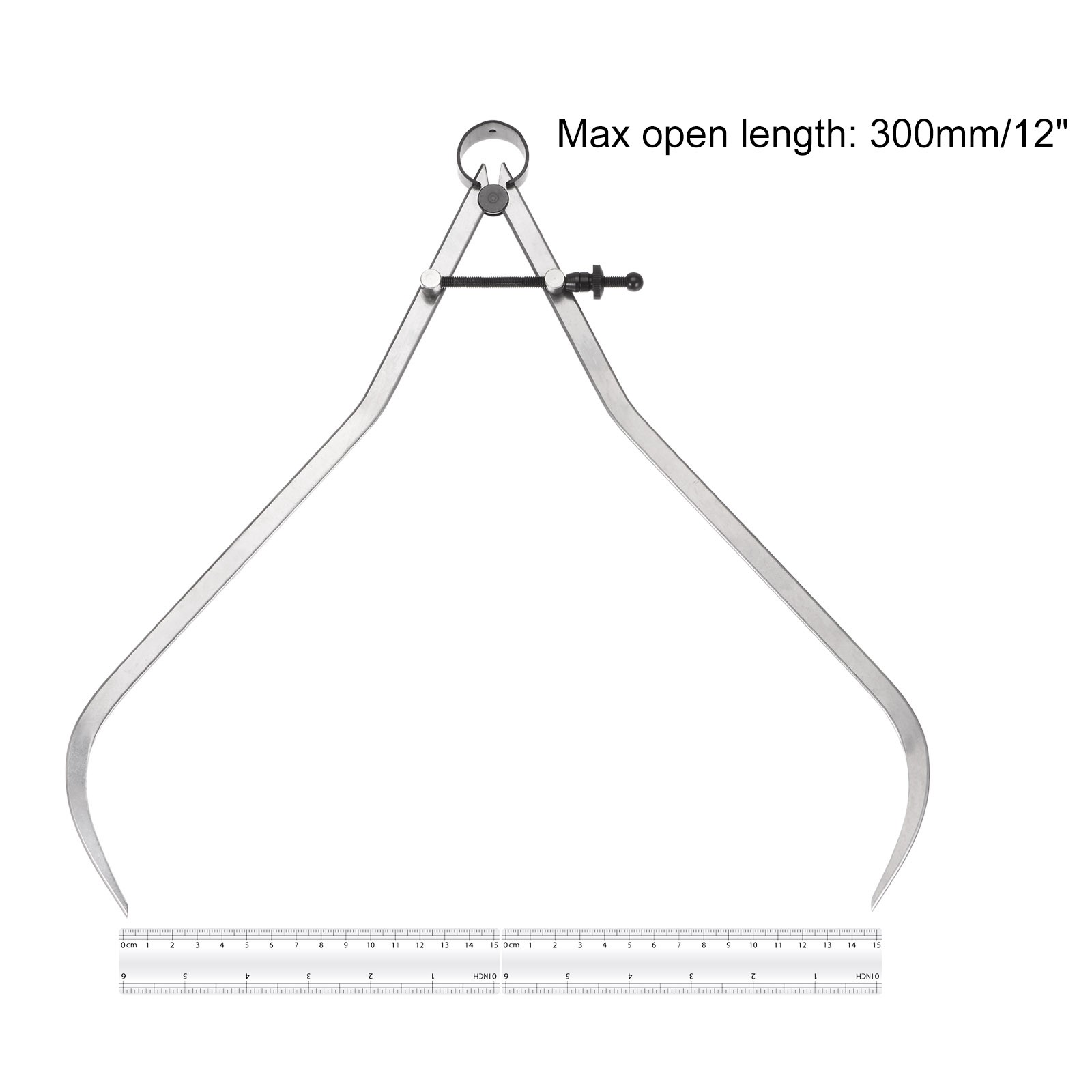 Spring Joint Caliper 12 " Carbon Steel Adjustable Spring Outside w Solid Nut