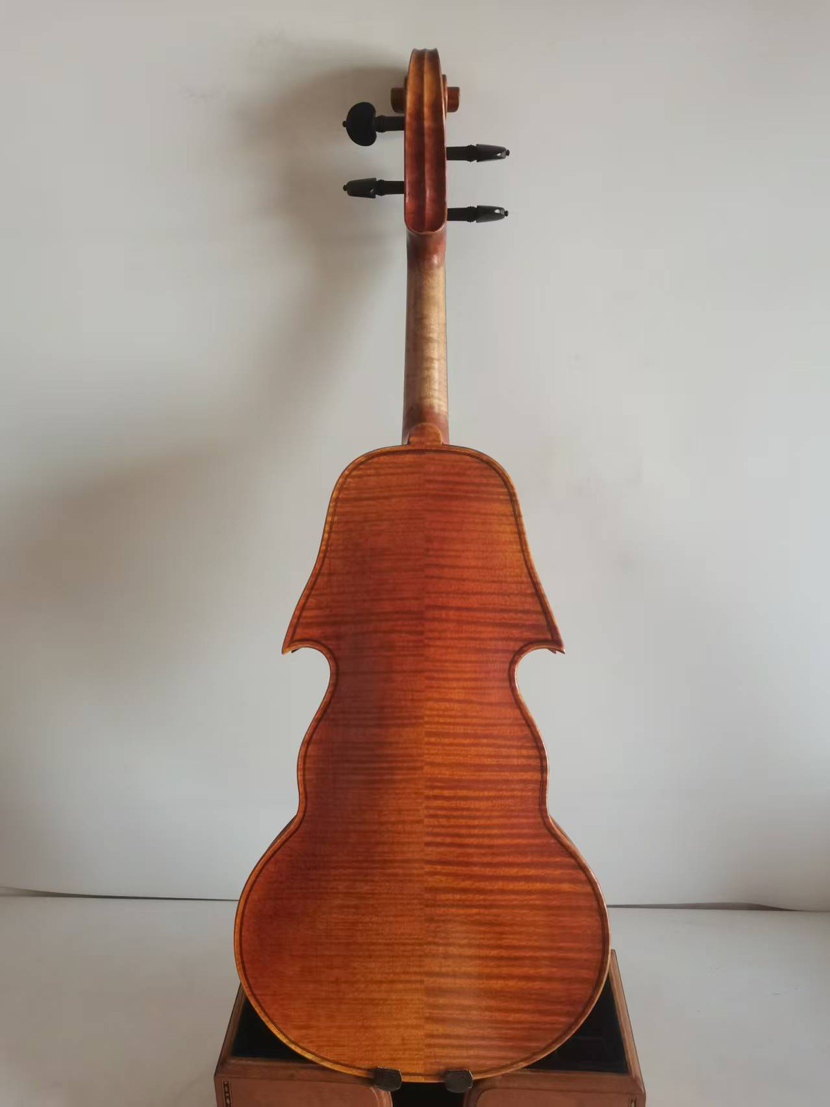 4/4 Violin solid Flamed maple back spruce top hand made Nice Sound