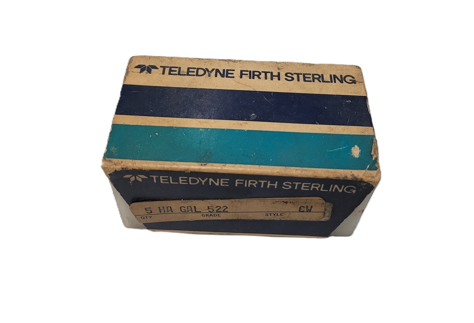 TELEDYNE FIRTH STERLING INSERT 5 HA GAL 522 CW 4 BOXES AVAILABLE