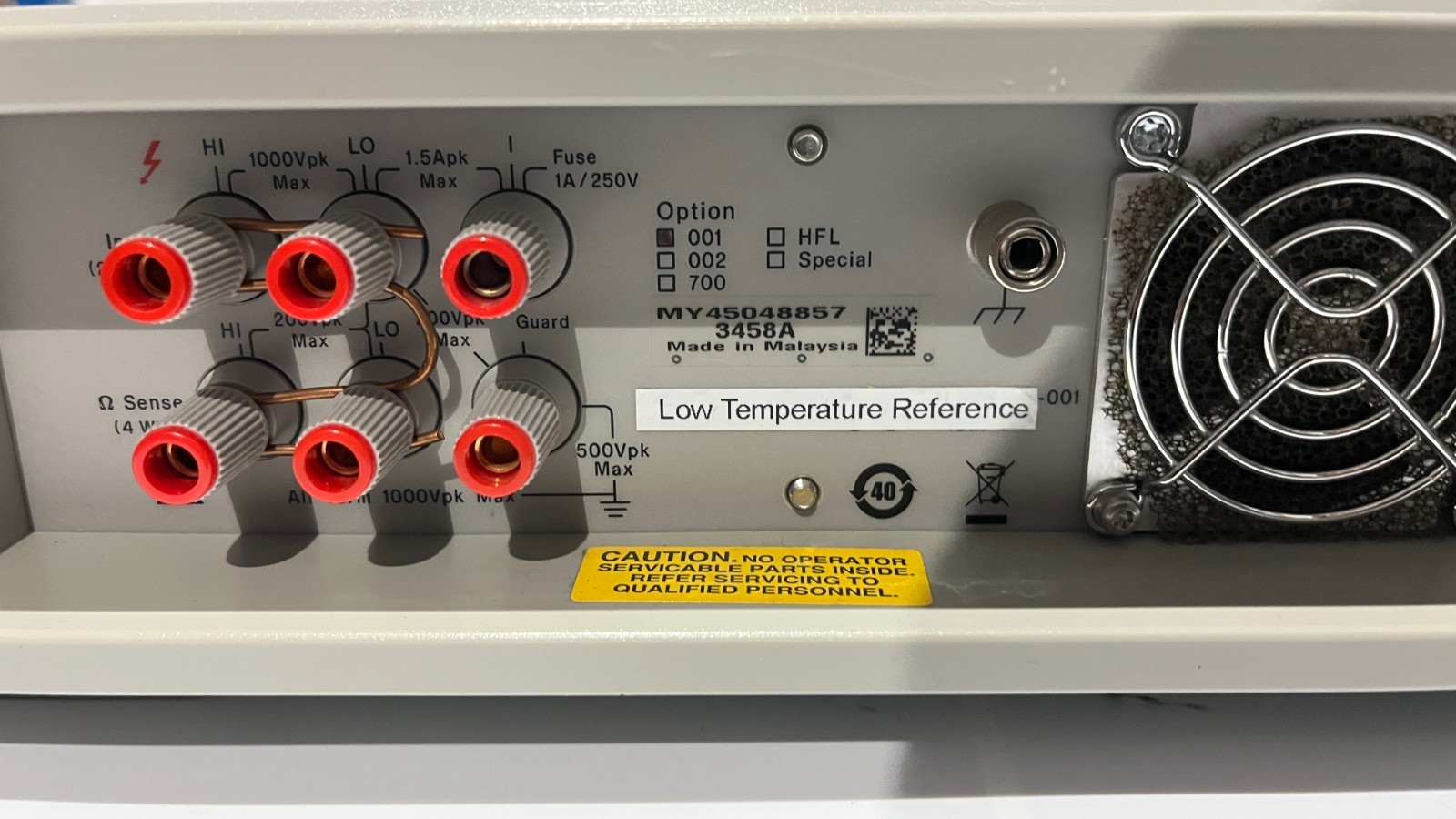 AGILENT - 3458A + option 001