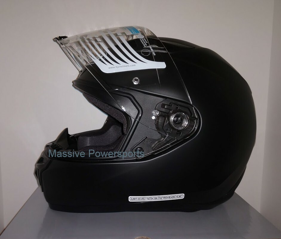 HJC i10 Motorcycle Helmet Matte Semi Flat Black XS SM MD LG XL 2XL 3XL 4XL 5XL