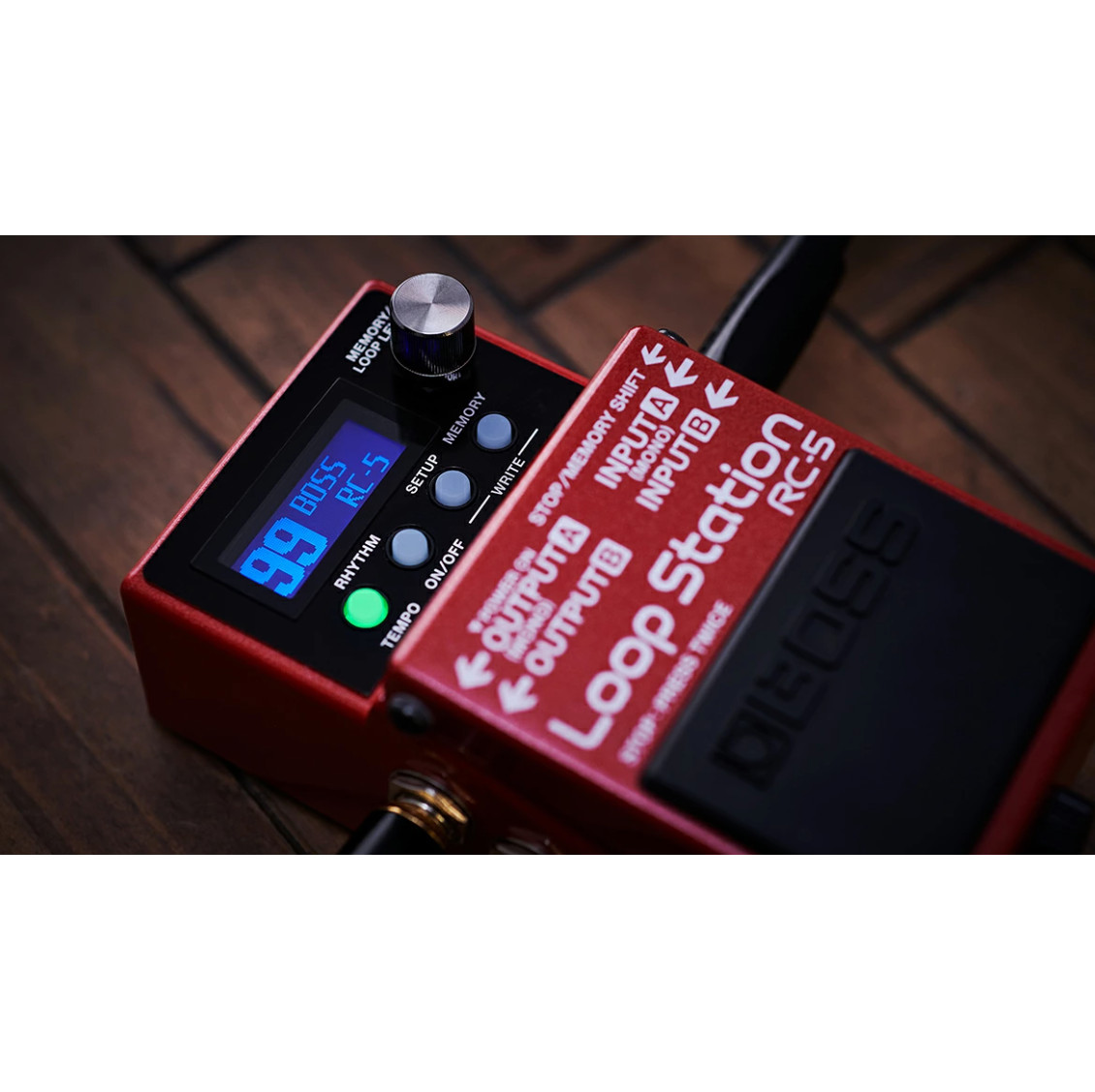 BOSS RC-5 Red Loop Station Red Evolved creative partner Battery Powered